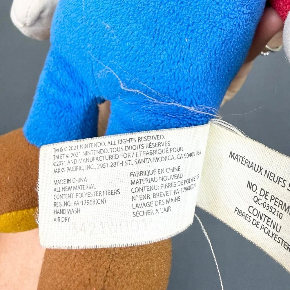 Super Mario Bros Plush Mario Doll Stuffed Toy 2021 Nintendo 9